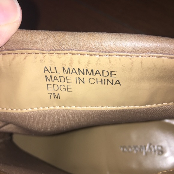 Style & Co Taupe Heeled Ankle Boots, Size 7 - Picture 7 of 8